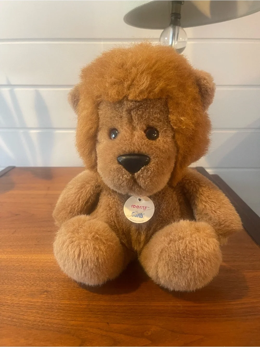 Vintage GUND Roary Lion Plush 1979 Made in Korea w/ Original Hang Tag